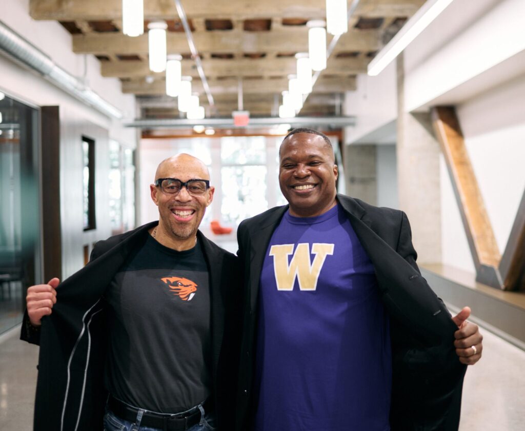 Dr. Dempsey with Walter Bailey at OSU's Beyond