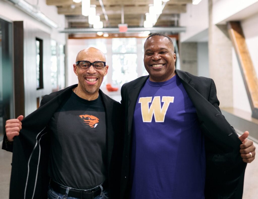 Dr. Dempsey with Walter Bailey at OSU's Beyond